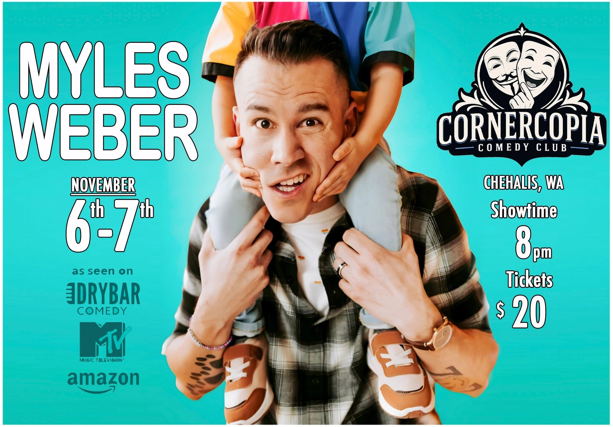Headliner Myles Weber