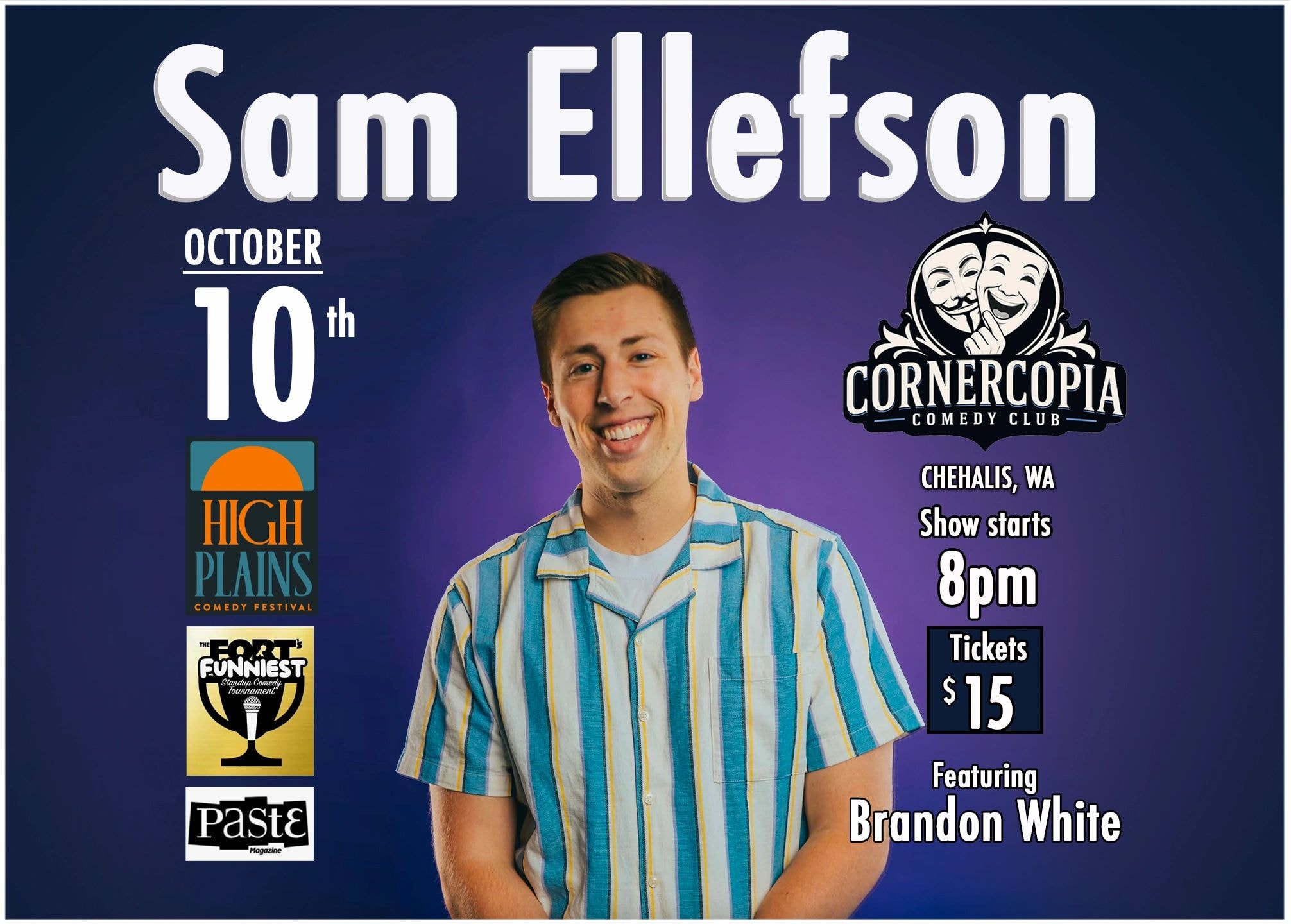 Headliner Sam Ellefson